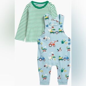 Mini Biden Farmyard Friends T-Shirt and Overalls Set